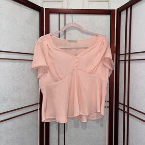 Pink Sheer Blouse